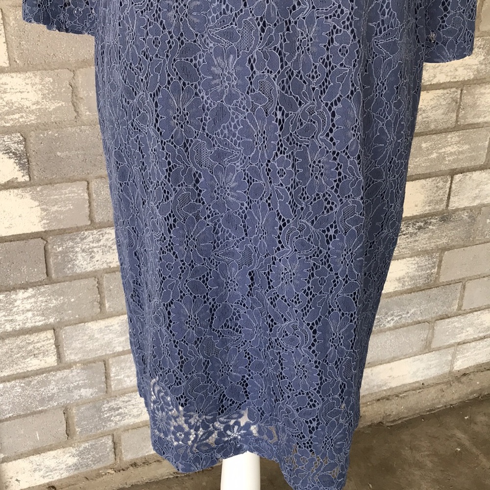 CHICO’S Long Sleeve Lace Dress size 2 NWT - Picture 3 of 8